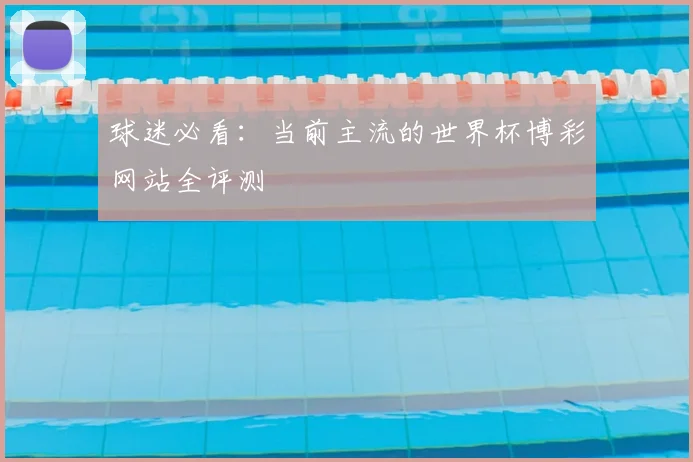 球迷必看:当前主流的世界杯博彩网站全评测
