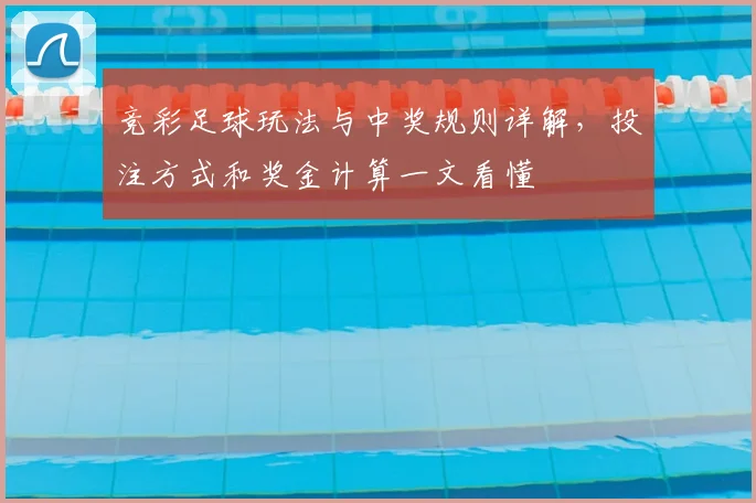 竞彩足球玩法与中奖规则详解，投注方式和奖金计算一文看懂