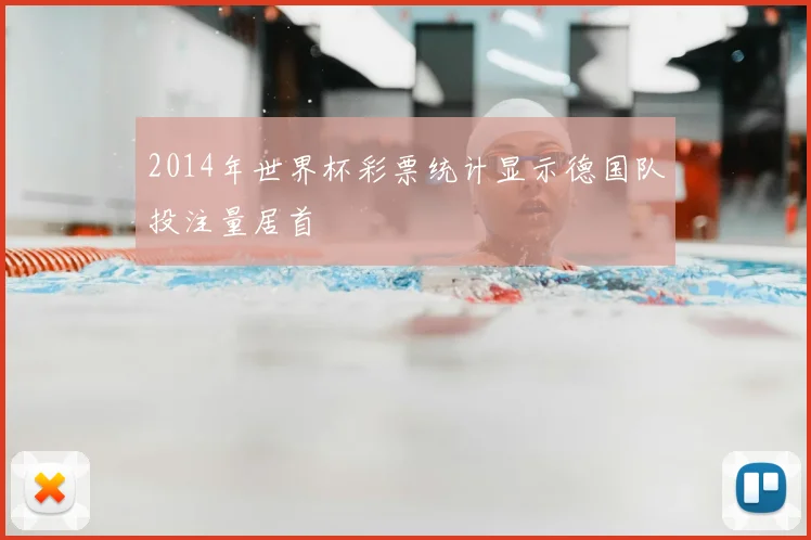 2014年世界杯彩票统计显示德国队投注量居首
